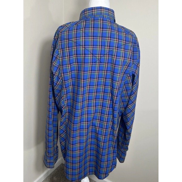 Wrangler 20X Men's XXL Competition Advanced Comfort L/S Pearl Snap Western Shirt - Picture 2 of 14